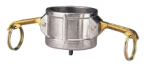 FITTING DIN ALUMINIU CU ADAPTOR SI CAME - 2207